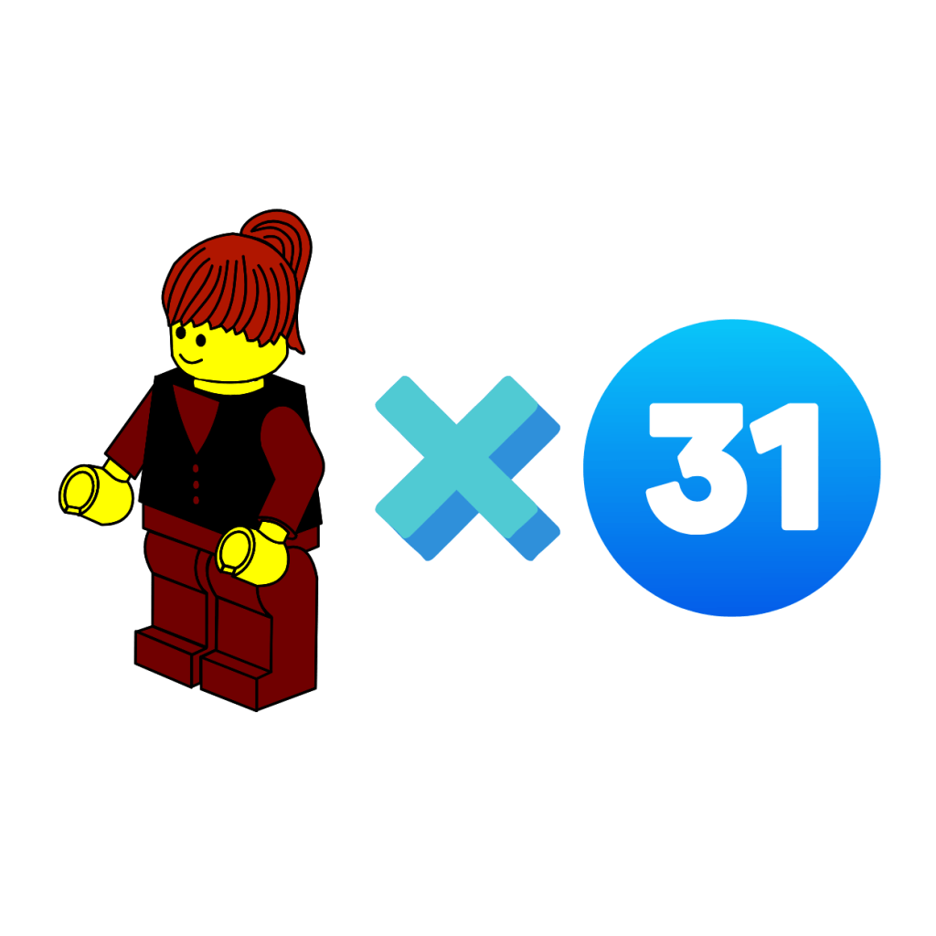 LEGO® Minifigure Multiplied By 31