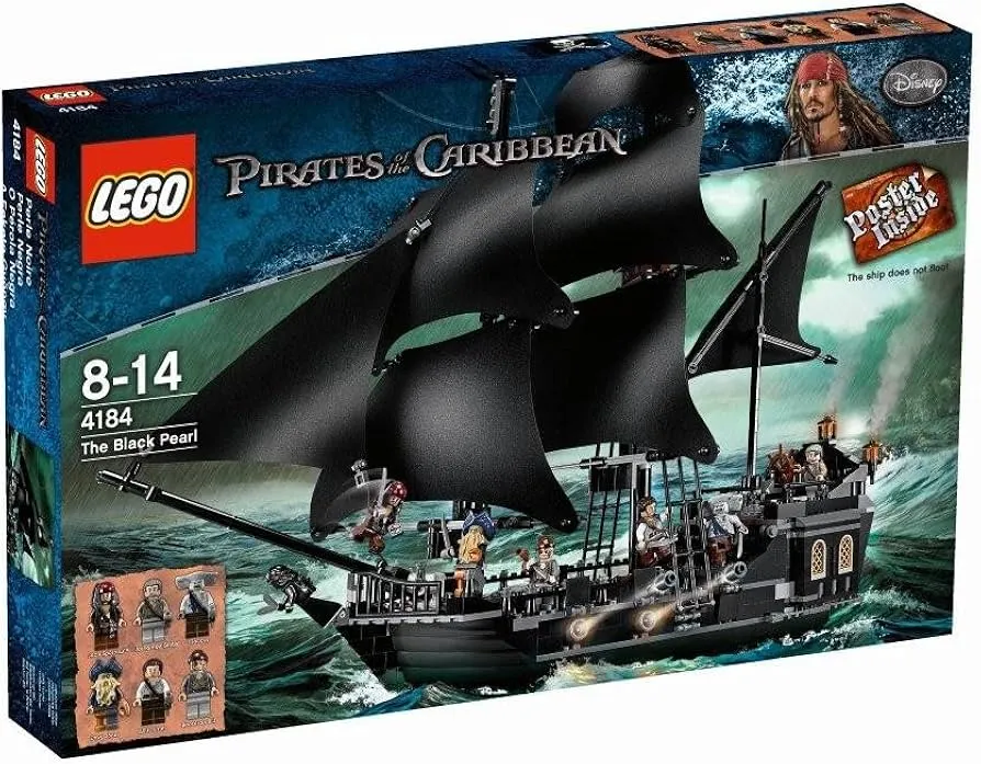 LEGO® 4184 Pirates Of The Carribbean The Black Pearl Ship New In Box