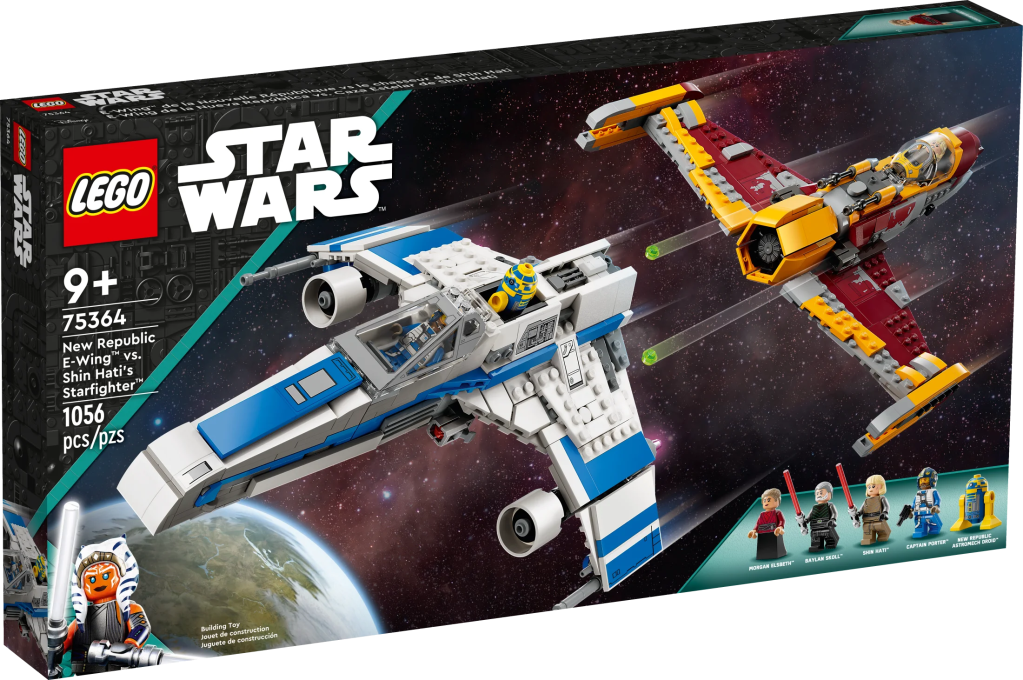 LEGO® Star Wars: Ahsoka New Republic E-Wing vs. Shin Hati’s Starfighter 75364
