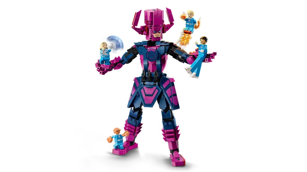 LEGO® Galactus Fighting With Mr. Fantastic, Invisible Woman, The Human Torch And The Thing LEGO® Minifigures